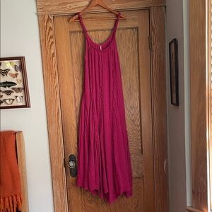 Free People Fuchsia Maxi Dress